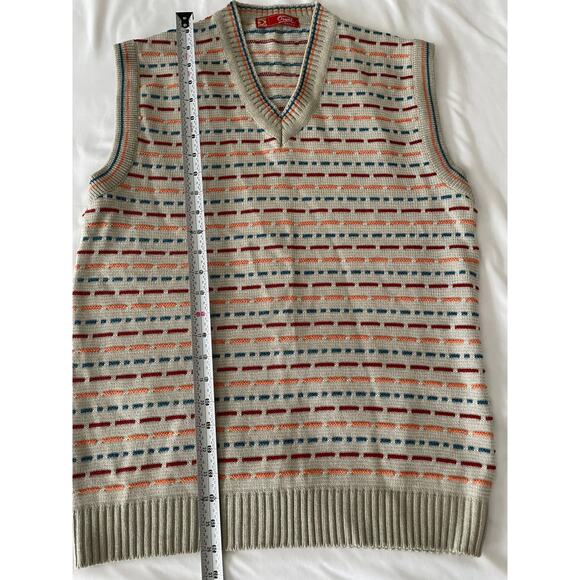 Vtg. Deekay Oswel V-neck Sweater Vest Casual Preppy - Picture 7 of 7